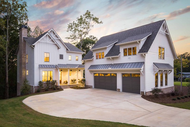 Front elevation — Austin Garner Rd, a custom home built by Ironwood Construction Group